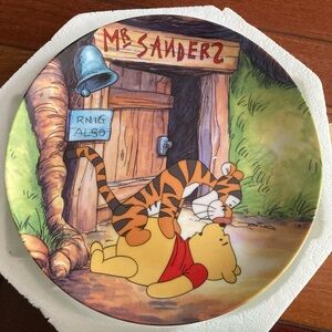 Bradford Exchange Disney Pooh Bear plate